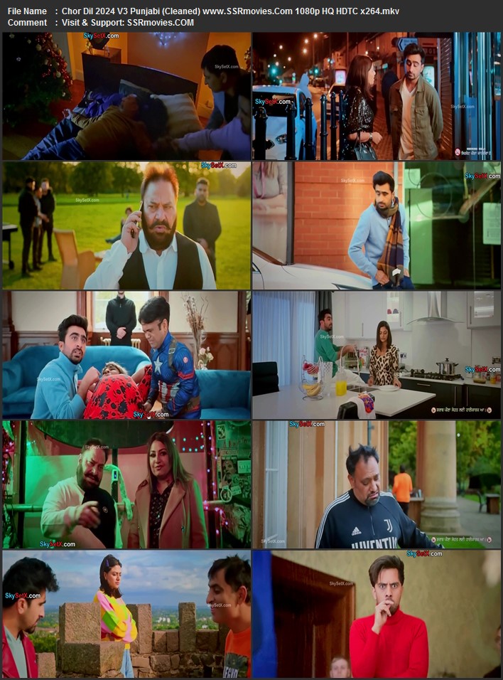 Chor Dil 2024 Punjabi (Cleaned) 1080p 720p 480p HQ HDTC x264 ESubs Full Movie Download