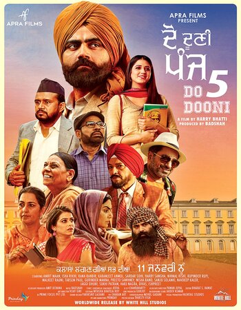 Do Dooni Panj 2019 Punjabi (ORG) 1080p 720p 480p WEB-DL x264 ESubs Full Movie Download