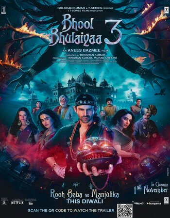 Bhool Bhulaiyaa 3 2024 Hindi [Cleaned] 720p 1080p HQ HDTC 4GB Download