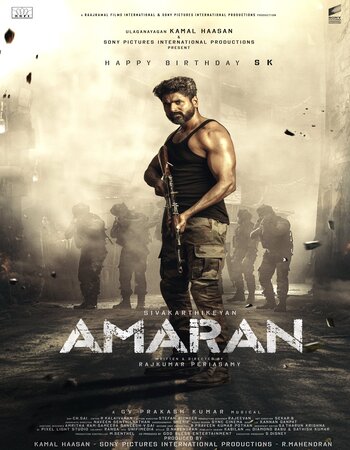 Amaran 2024 V2 Hindi (Cleaned) 1080p 720p 480p HQ HDTS x264 ESubs Full Movie Download