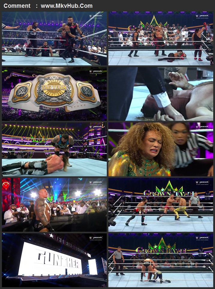 WWE Crown Jewel 2024 PPV 720p 1080p WEBRip x264 6.4GB Download