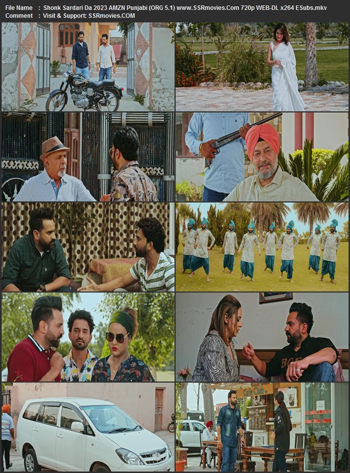 Shonk Sardari Da 2023 Punjabi (ORG 5.1) 1080p 720p 480p WEB-DL x264 ESubs Full Movie Download