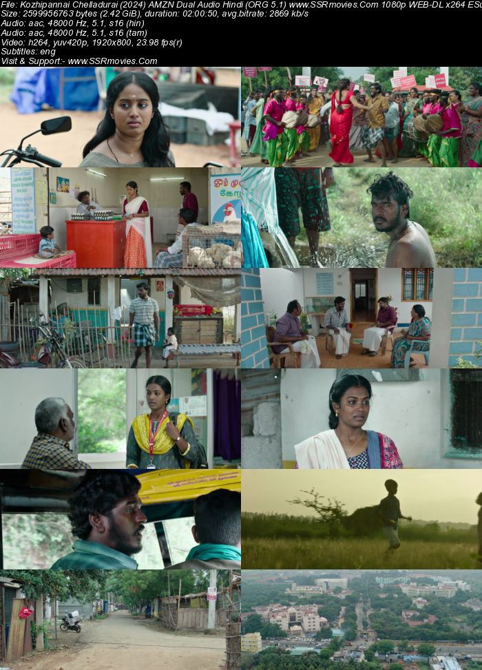 Kozhipannai Chelladurai 2024 AMZN Dual Audio Hindi (ORG 5.1) 1080p 720p 480p WEB-DL x264 ESubs Full Movie Download