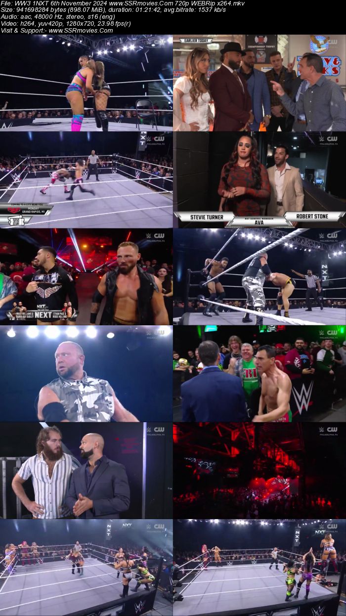 WWE NXT 6th November 2024 720p 480p WEBRip x264 Watch and Download