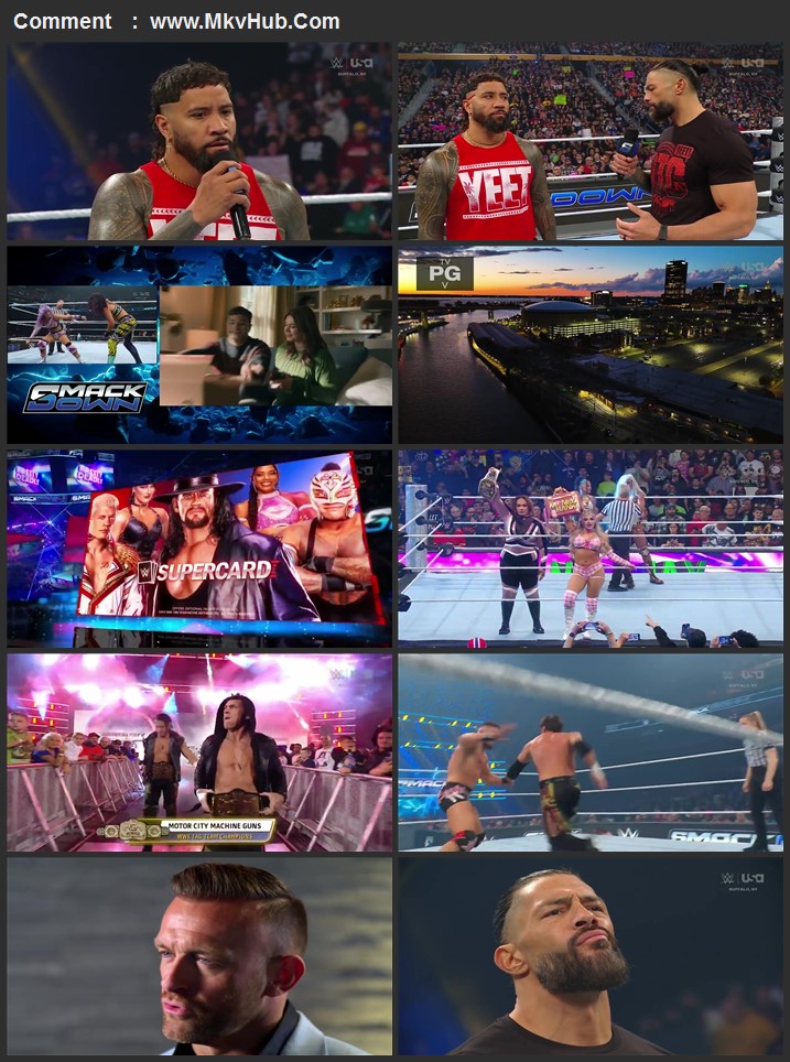 WWE Friday Night SmackDown 8th November 2024 720p 1080p WEBRip x264 3GB Download