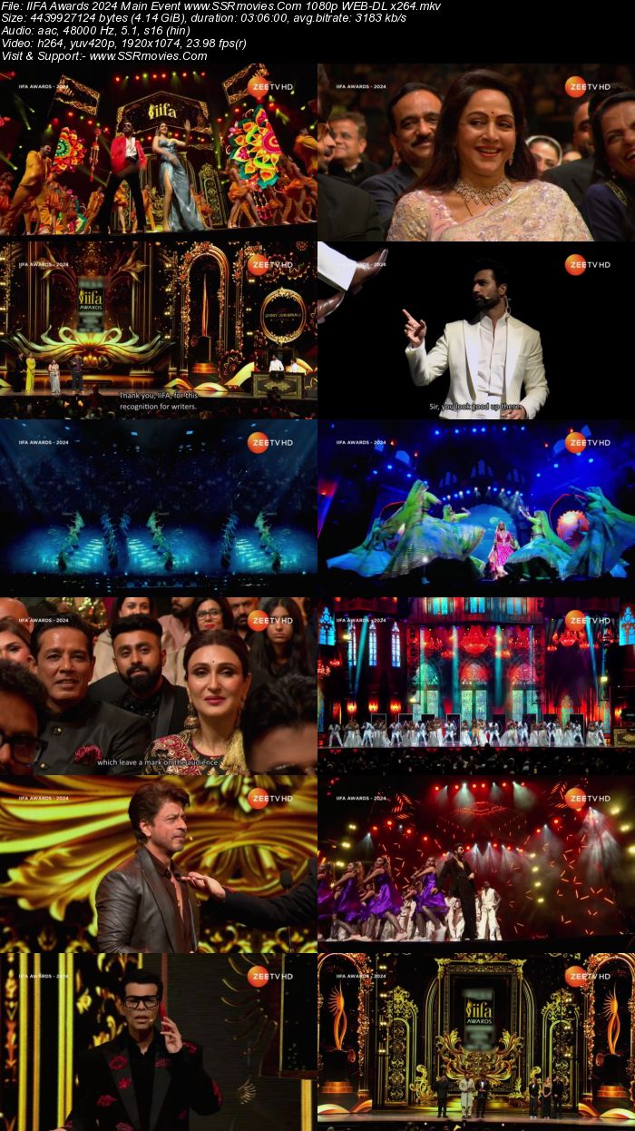 IIFA Awards 2024 Main Event 1080p 720p 480p HDTV x264 Watch and Download