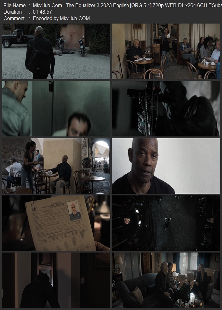 The Equalizer 3 2023 English [ORG 5.1] 720p 1080p WEB-DL ESubs