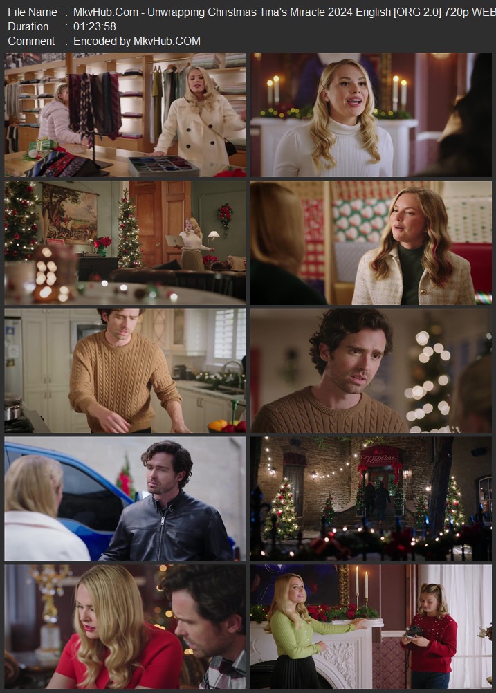 Unwrapping Christmas Tina's Miracle 2024 English [ORG 2.0] 720p 1080p WEB-DL ESubs