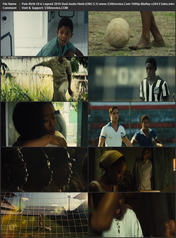 Pele: Birth of a Legend 2016 Dual Audio Hindi (ORG 5.1) 1080p 720p 480p BluRay x264 ESubs Full Movie Download