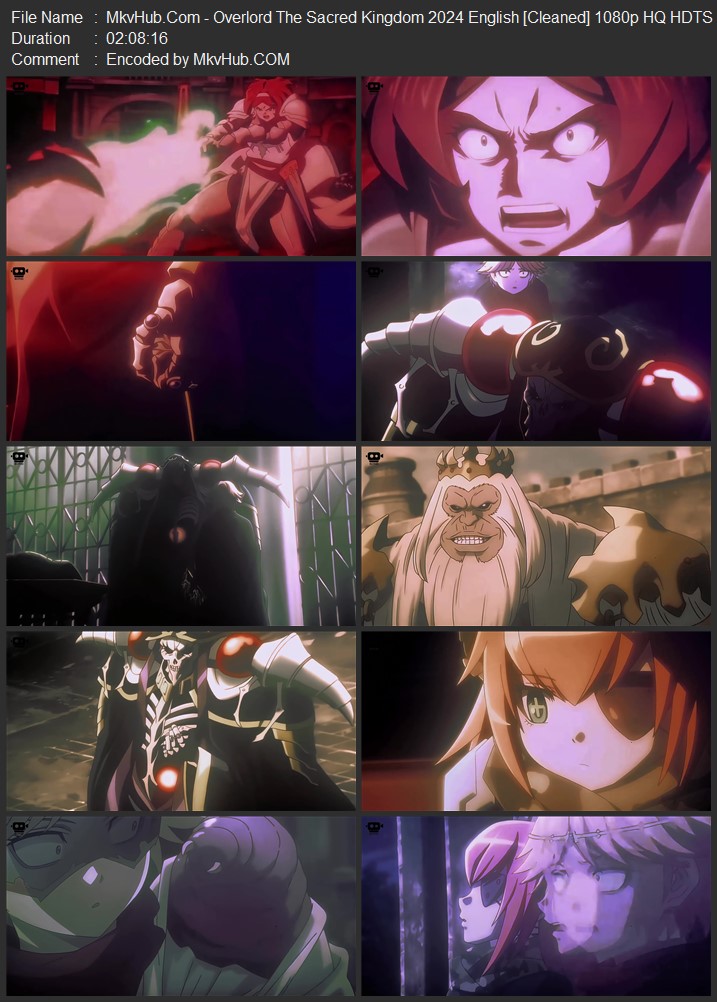 Overlord: The Sacred Kingdom 2024 V2 English [Cleaned] 720p 1080p HQ HDTS 3.6GB Download