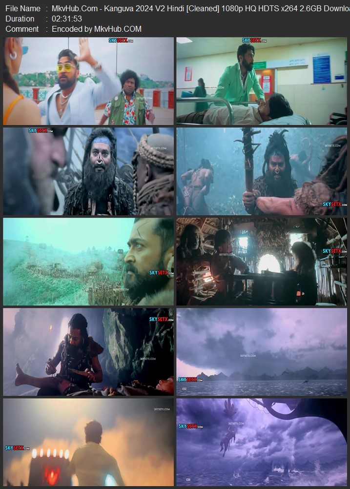 Kanguva 2024 V2 Hindi [Cleaned] 720p 1080p HQ HDTS ESubs Download