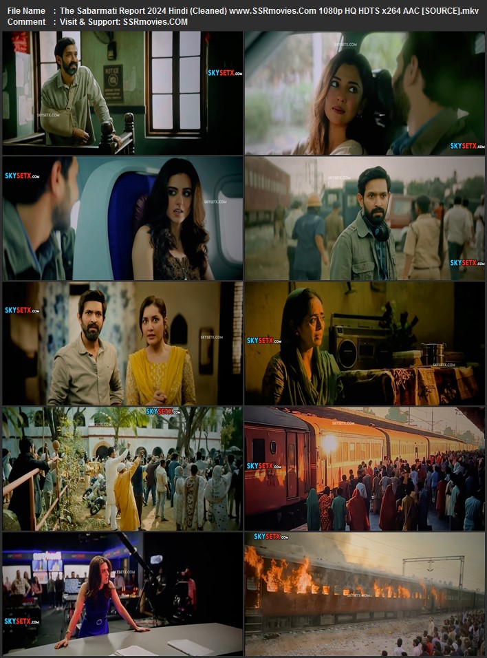 The Sabarmati Report 2024 V2 Hindi (Cleaned) 1080p 720p 480p HQ HDTS x264 Full Movie Download