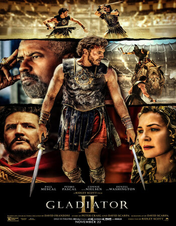 Gladiator II 2024 V2 Hindi (Cleaned) 720p 1080p HQ HDTS ESubs Download