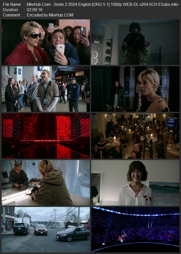 Smile 2 2024 English [ORG 5.1] 720p 1080p WEB-DL ESubs Download