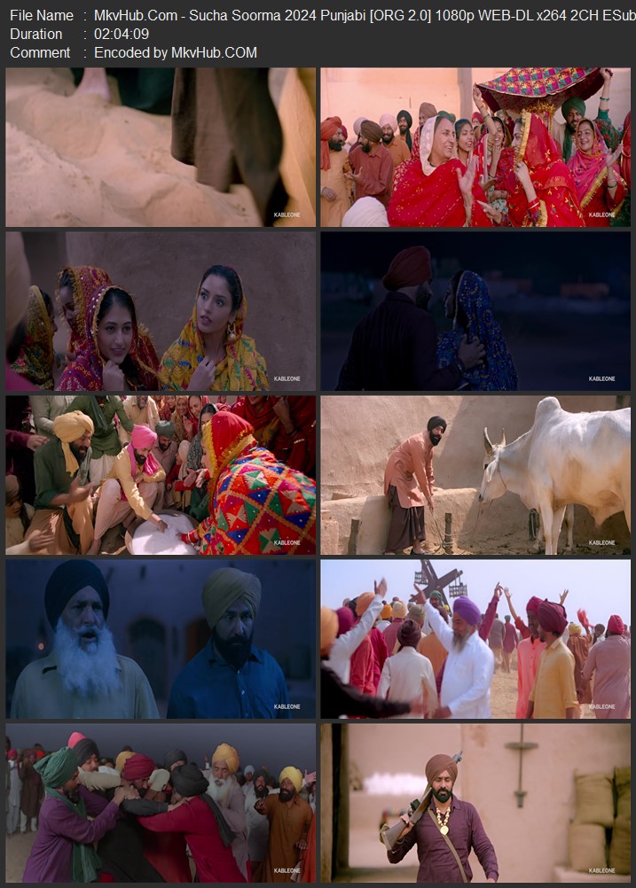 Sucha Soorma 2024 Punjabi [ORG 2.0] 720p 1080p WEB-DL ESubs Download