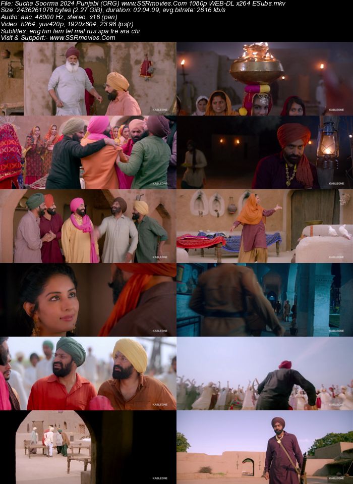 Sucha Soorma 2020 Punjabi (ORG) 1080p 720p 480p WEB-DL x264 ESubs Full Movie Download