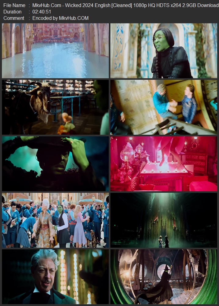 Wicked 2024 English [Cleaned] 720p 1080p HQ HDTS ESubs Download