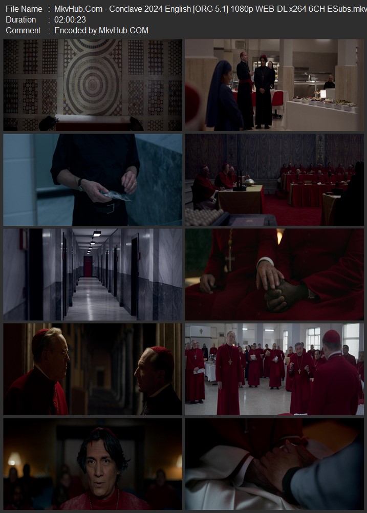 Conclave 2024 English [ORG 5.1] 720p 1080p WEB-DL ESubs Download