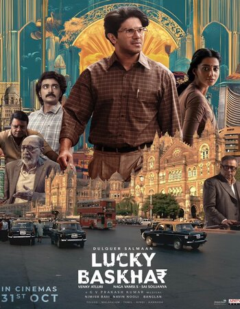 Lucky Baskhar 2024 Dual Audio [Hindi-Telugu] ORG 5.1 720p 1080p WEB-DL ESubs