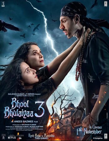 Bhool Bhulaiyaa 3 2024 Hindi [ORG 5.1] 720p 1080p WEB-DL ESubs