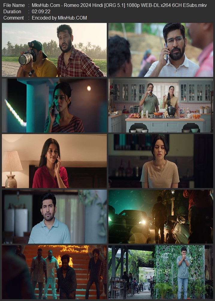 Romeo 2024 Hindi [ORG 5.1] 720p 1080p WEB-DL ESubs Download