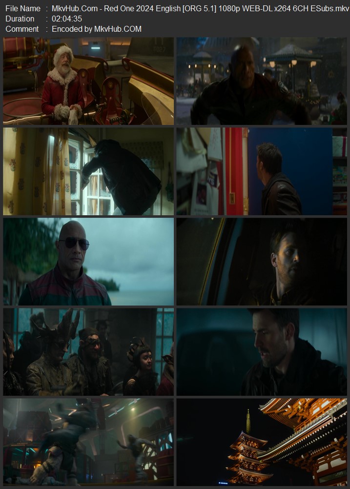 Red One 2024 English [ORG 5.1] 720p 1080p WEB-DL ESubs Download