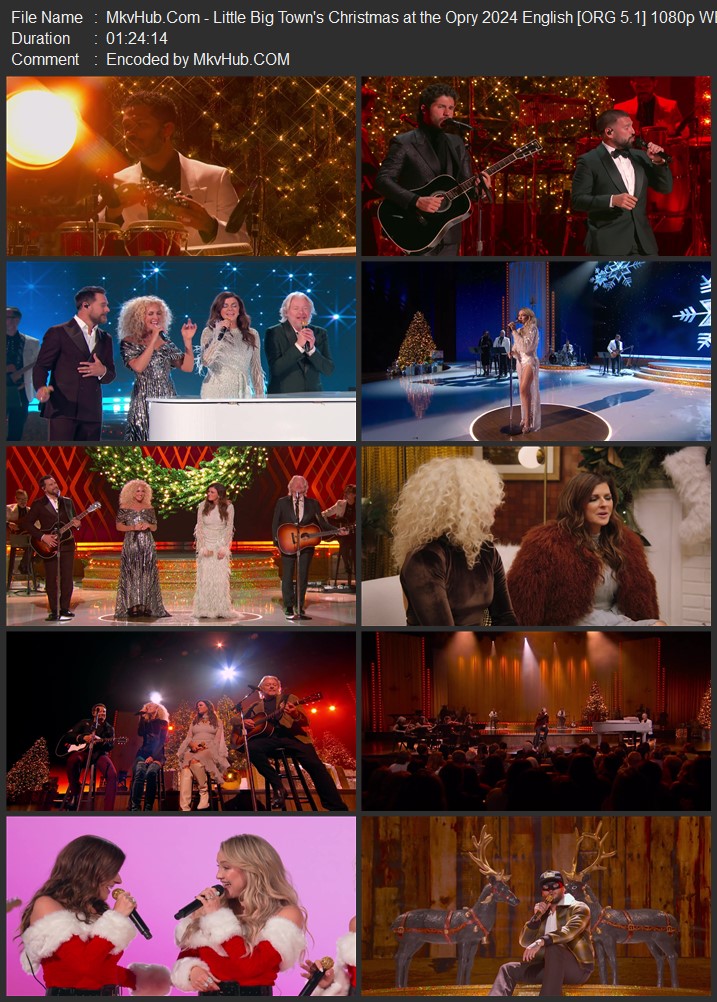 Little Big Town's Christmas at the Opry 2024 English [ORG 5.1] 720p 1080p WEB-DL ESubs Download