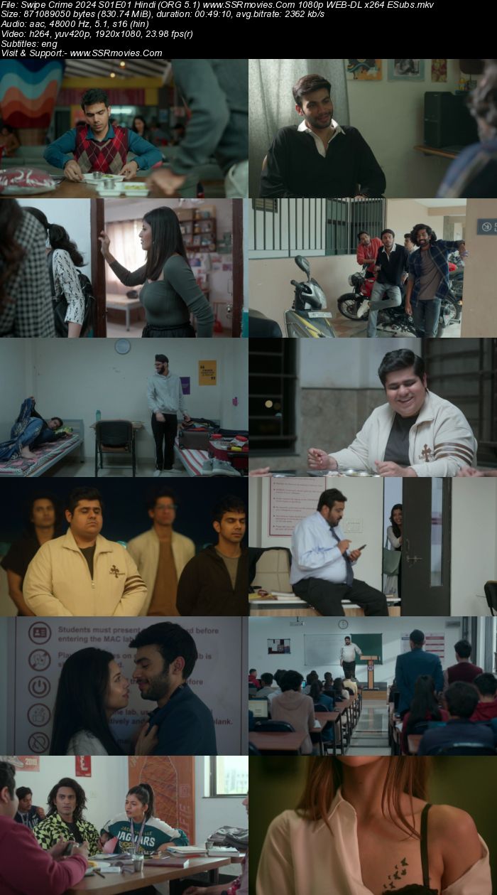 Swipe Crime 2024 S01 Complete Hindi (ORG 5.1) 1080p 720p 480p WEB-DL x264 ESubs Download