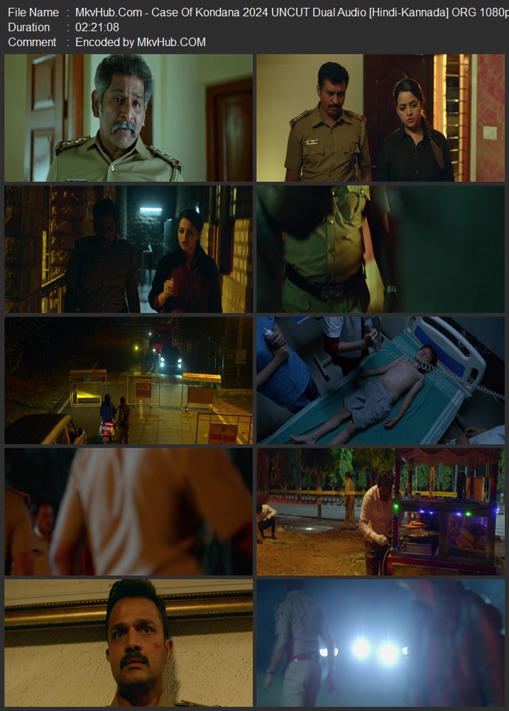 Case of Kondana 2024 UNCUT Dual Audio [Hindi-Kannada] 720p 1080p WEB-DL ESubs Download