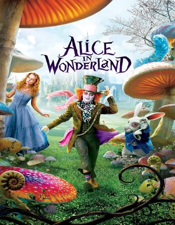 Alice in Wonderland 2010 Dual Audio Hindi (ORG) 1080p 720p 480p BluRay x264 ESubs Full Movie Download