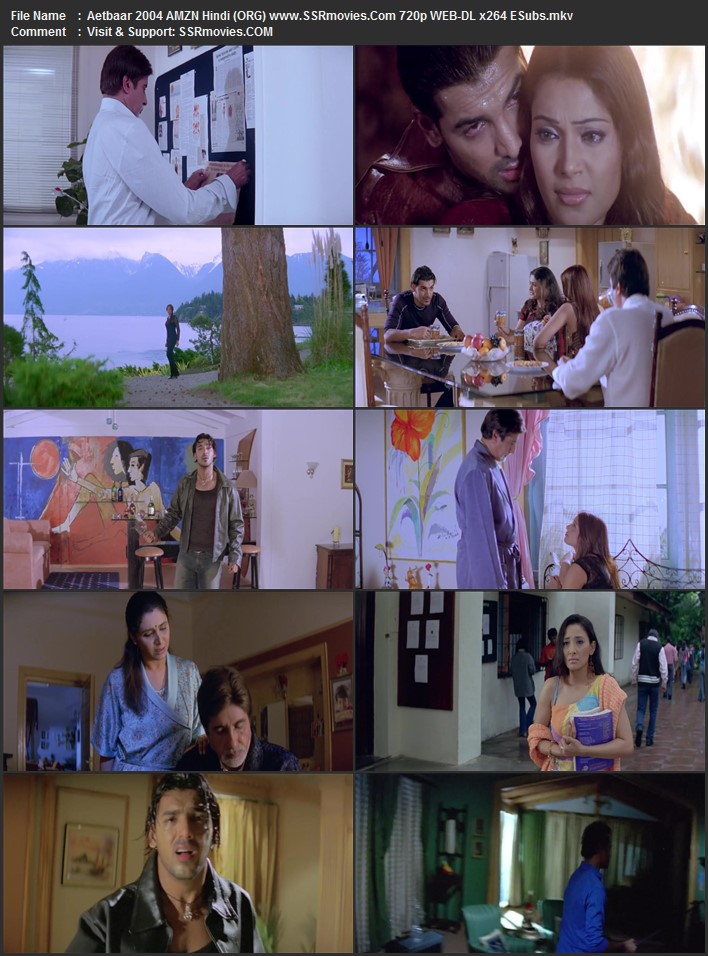 Aetbaar 2004 Hindi (ORG) 1080p 720p 480p WEB-DL x264 ESubs Full Movie Download