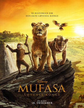 Mufasa: The Lion King 2024 Hindi (Cleaned) 1080p 720p 480p WEBRip x264 ESubs Full Movie Download