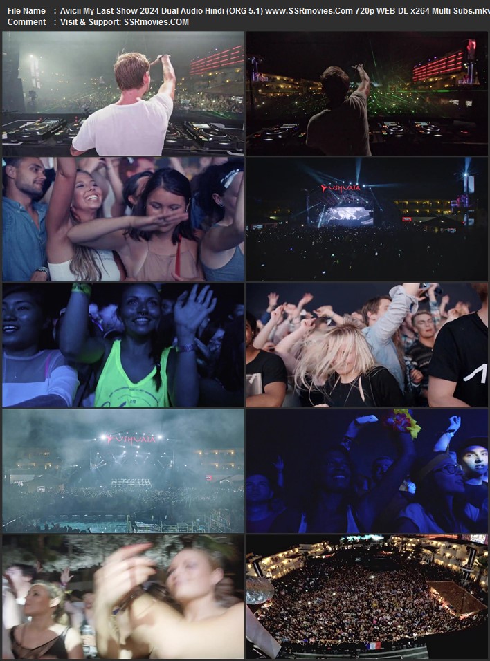 Avicii: My Last Show 2024 Dual Audio Hindi (ORG 5.1) 1080p 720p 480p WEB-DL x264 ESubs Full Movie Download