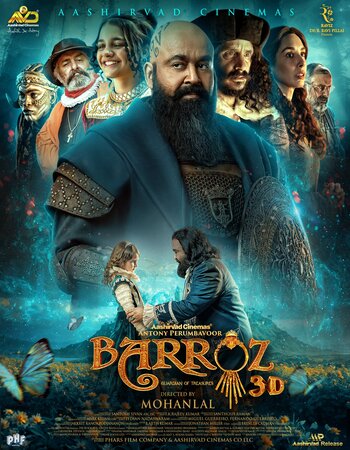 Barroz 2024 UNCUT Dual Audio Hindi (ORG 5.1) 1080p 720p 480p WEBRip x264 HC-ESub Full Movie Download