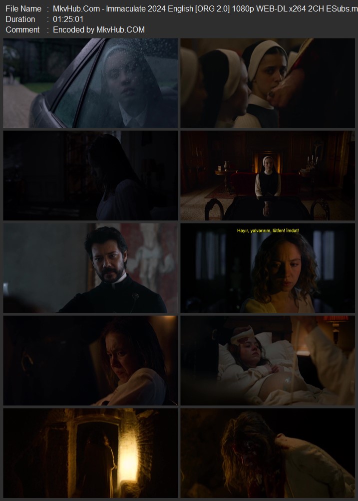 Immaculate 2024 English [ORG 2.0] 720p 1080p WEB-DL ESubs Download