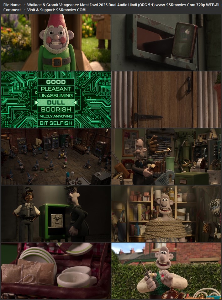 Wallace & Gromit: Vengeance Most Fowl 2024 Dual Audio Hindi (ORG 5.1) 1080p 720p 480p WEB-DL x264 ESubs Full Movie Download