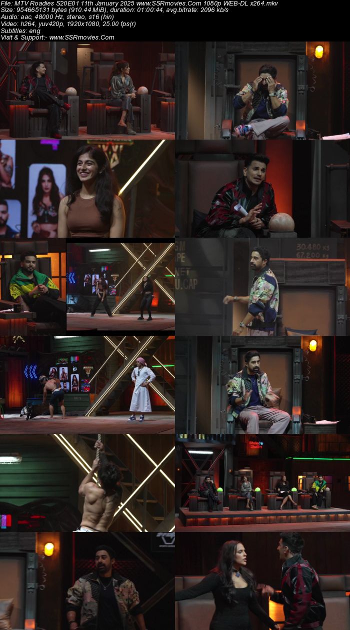 MTV Roadies 2025 S20 1080p 720p 480p WEB-DL x264 Watch and Download