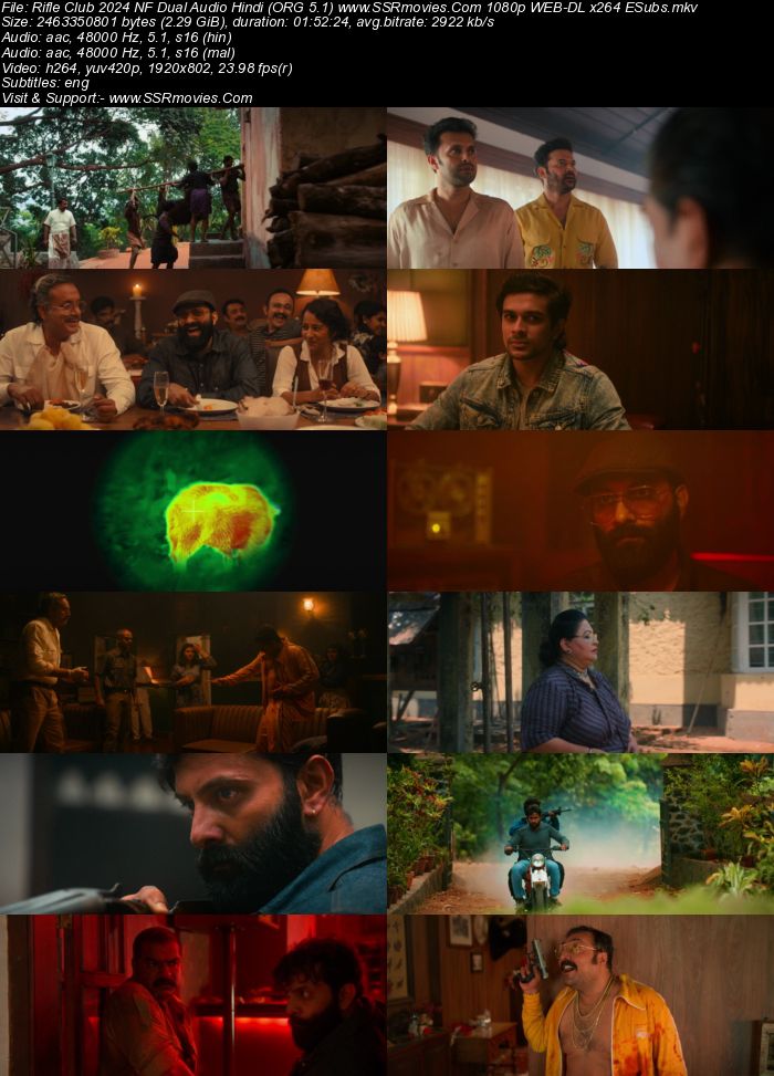 Rifle Club 2024 NF Dual Audio Hindi (ORG 5.1) 1080p 720p 480p WEB-DL x264 ESubs Full Movie Download