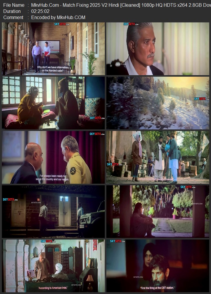 Match Fixing 2024 V2 Hindi [Cleaned] 720p 1080p HQ HDTS 4GB Download