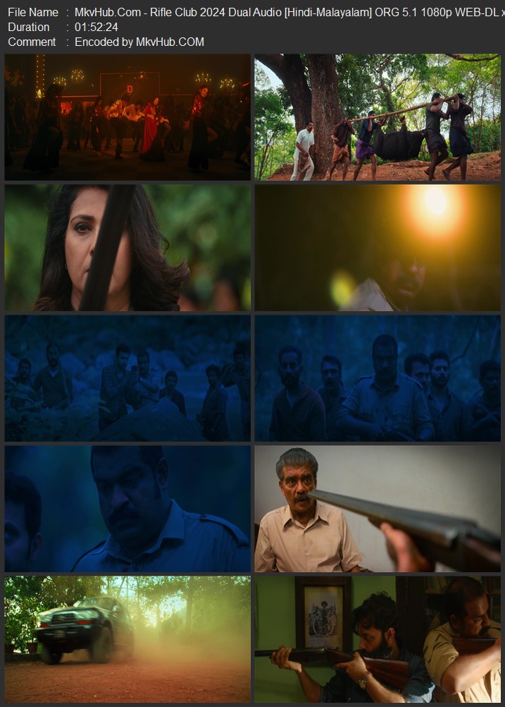 Rifle Club 2024 Dual Audio [Hindi-Malayalam] ORG 5.1 720p 1080p WEB-DL ESubs Download