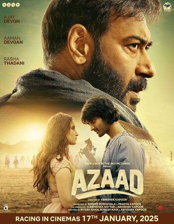 Azaad 2025 Hindi [ORG 5.1] 720p 1080p WEB-DL HC-ESub