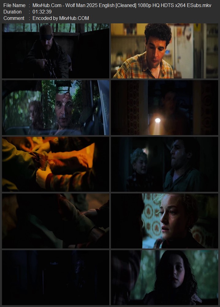 Wolf Man 2025 English [Cleaned] 720p 1080p HQ HDTS ESubs Download