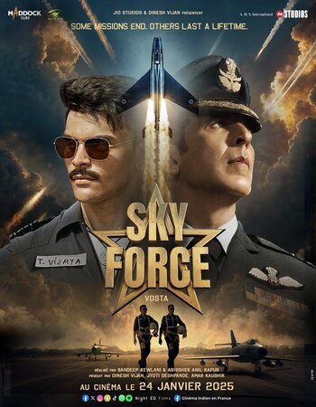 Sky Force 2025 Hindi (ORG 2.0) 1080p 720p 480p Pre-HDRip x264 HC-ESub Full Movie Download