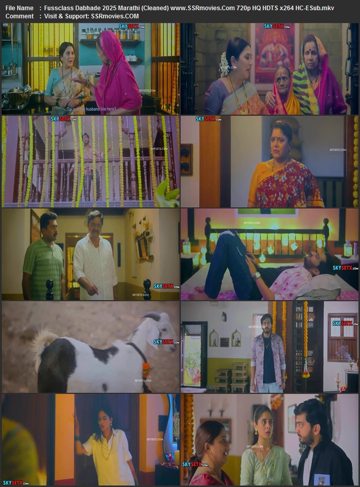 Fussclass Dabhade 2024 Marathi (Cleaned) 1080p 720p 480p HQ HDTS x264 ESubs Full Movie Download