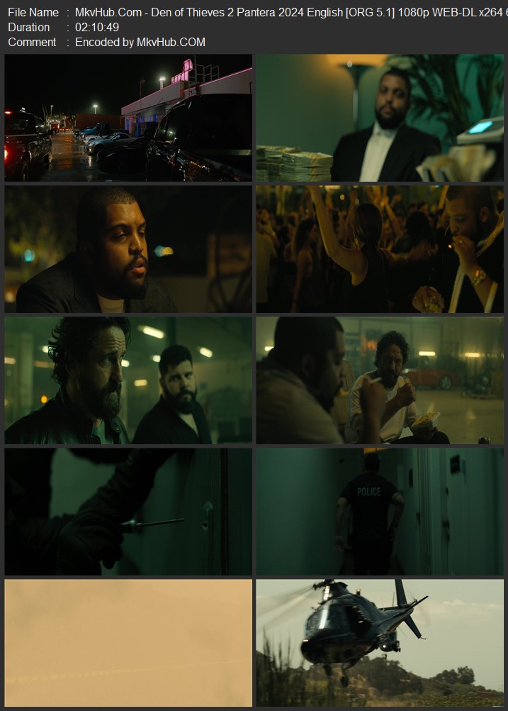 Den of Thieves 2 Pantera 2025 English [ORG 5.1] 720p 1080p WEB-DL ESubs Download