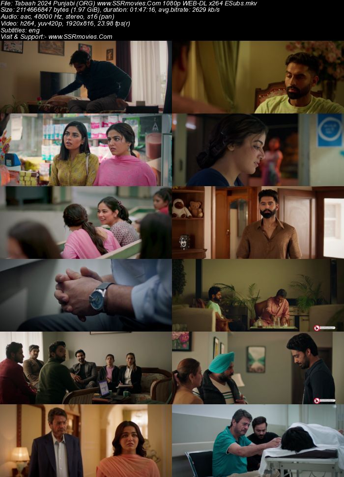 Tabaah 2024 Punjabi (ORG) True 4K 1080p 720p 480p WEB-DL x264 ESubs Full Movie Download