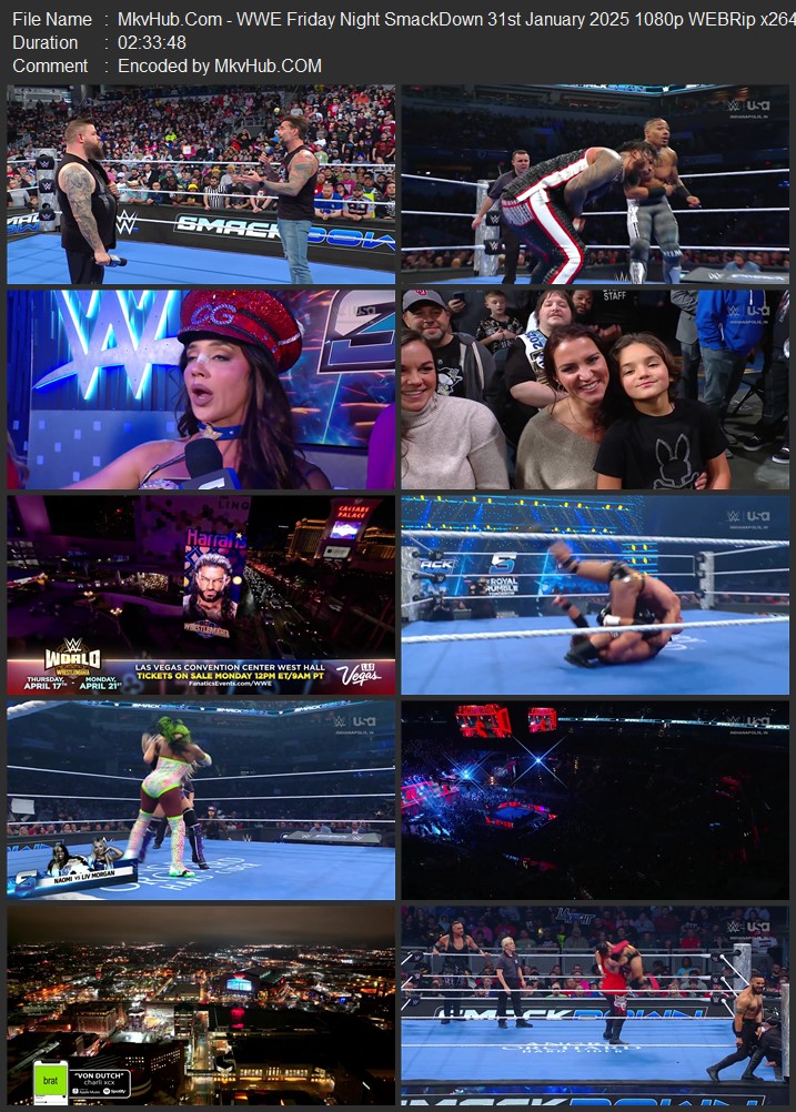 WWE Friday Night SmackDown 31st January 2025 1080p WEBRip x264 5GB Download