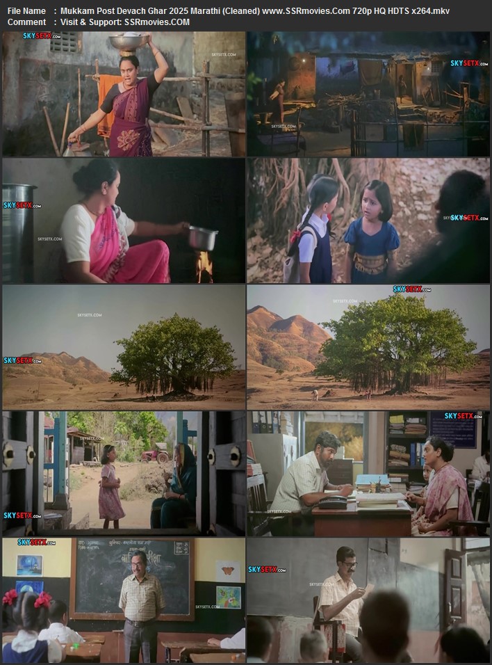 Mukkam Post Devach Ghar 2025 Marathi (Cleaned) 1080p 720p 480p HQ HDTS x264 ESubs Full Movie Download