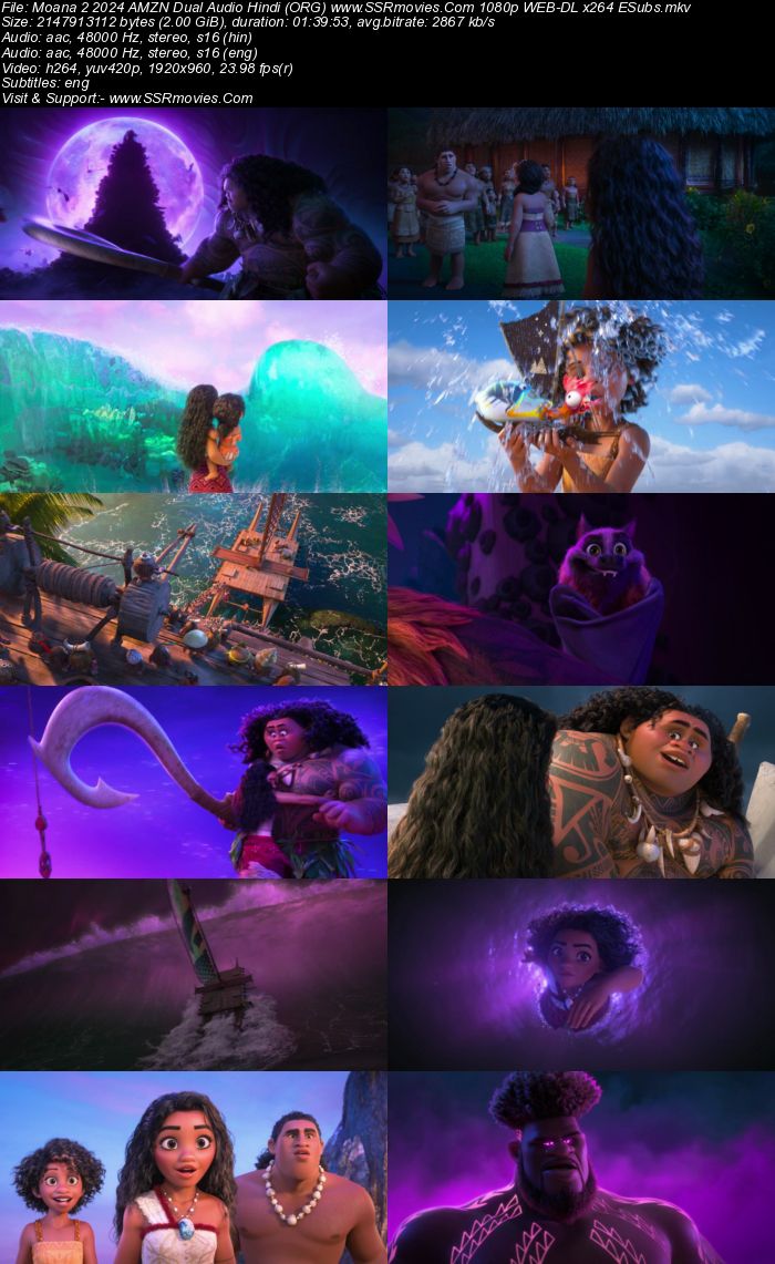 Moana 2 2024 Dual Audio Hindi (ORG) True 4K 1080p 720p 480p WEB-DL x264 ESubs Full Movie Download