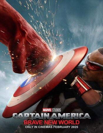 Captain America: Brave New World 2025 Hindi [Cleaned] 720p 1080p HQ HDCAM 3.4GB Download